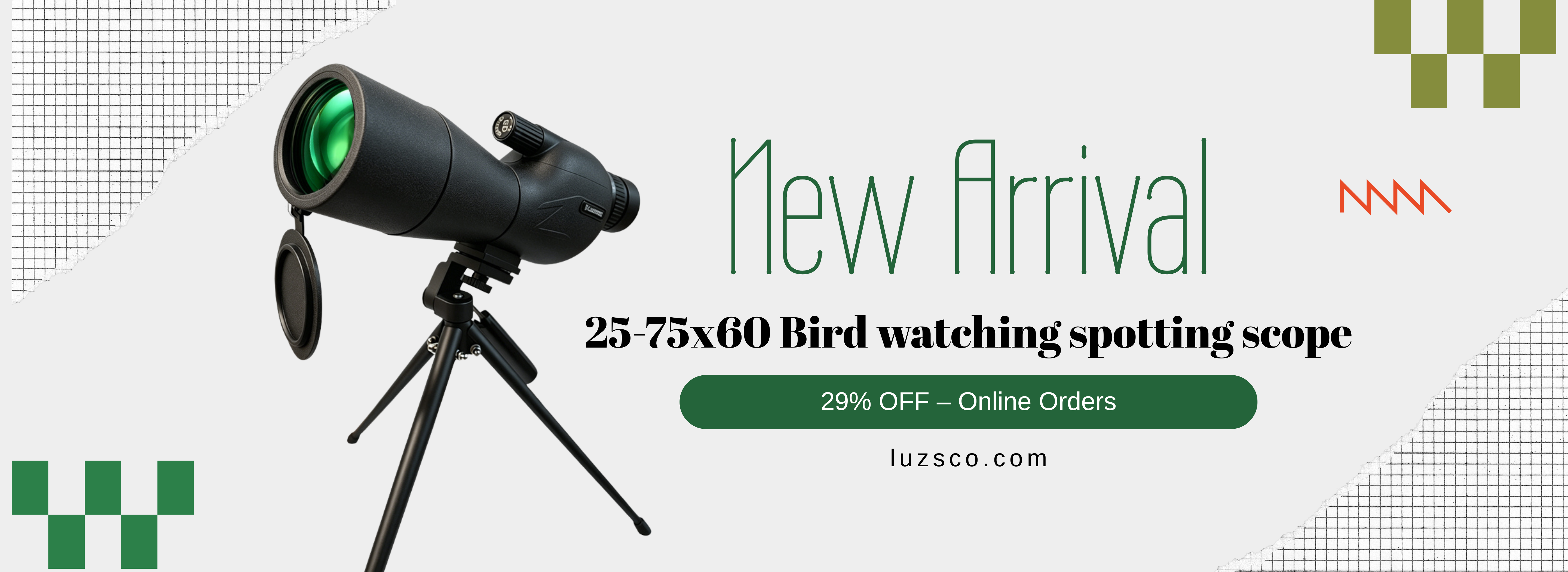 New Arrival - 25-75x60 Bird Watching Spotting Scope 